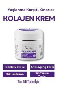 For You Gold Collagen Nemlendirici Tüm Ciltler Anti-Aging, Kırışıklık Giderici Yüz Krem 50 ml