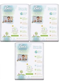 Sleepy Bio Natural 6 Numara Organik Göbek Oyuntulu Cırtlı Bebek Bezi 48 Adet