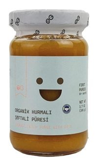 Og Natural Tahılsız Organik Hurmalı-Şeftalili Probiyotikli Kavanoz Maması 105 gr