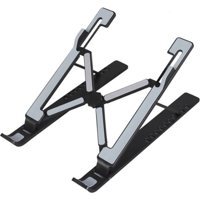 Gali's Ayarlanabilir Ayaklı Katlanabilir Masaüstü Laptop ve Tablet Standı Gri-Siyah