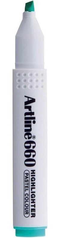 Artline 660 12'li Pastel Yeşil Kesik Uçlu Fosforlu Kalem Seti