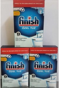 Finish Özel Tuz Bulaşık Makinesi Tuzu 3x1.5 kg