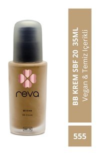 Reva No:555 Tüm Ciltler İçin Su Bazlı Işıltılı BB Krem Açık-Orta Ton