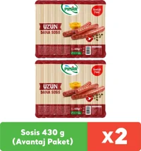 Pınar Uzun Dana Sosis 2x430 gr