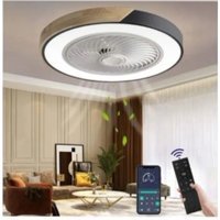Lights Licht & Ventilatör Işıklı Kumandalı Tavan Açılır Kapanır Siyah Tavan Vantilatörü
