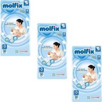 Molfix Prematüre 0 Numara Cırtlı Bebek Bezi 90'lı
