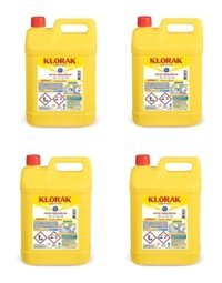 Klorak Banyo-Mutfak İçin Sıvı Çamaşır Suyu 4x4.24 lt