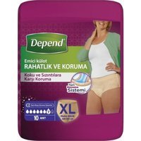 Depend XL 10'lu Emici Külot 1 Paket