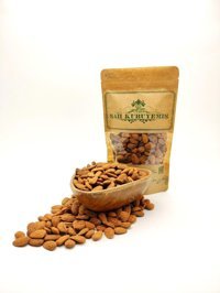 Şah Kuruyemiş İthal 1. Kalite Kavrulmuş Tuzsuz Organik Glutensiz Tane İçi Badem 500 gr