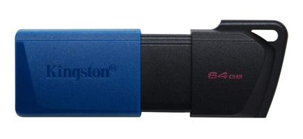 Kingston DTXM USB 3.2 64 GB Flash Belek Mavi-Siyah