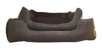 Bedspet 80x60 cm Ortopedik Yıkanabilir Küçük Irk İç Mekan Köpek Yatağı Gri