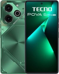 Tecno Pova 6 Pro 256 GB Hafıza 12 GB Ram 6.78 inç 108 MP Çift Hatlı AMOLED Ekran Android Akıllı Cep Telefonu Yeşil