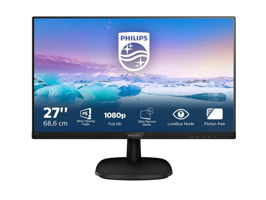 Philips 273V7QJAB/00 75 Hz 5 ms 27 inç FHD Flat IPS Hoparlörlü VGA HDMI Freesync G-Sync 1920 x 1080 px LED Monitör