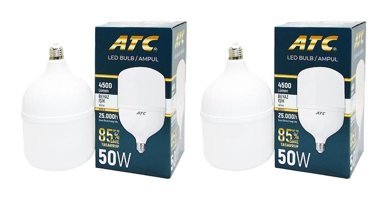 Atc Led Bulb 50 W Tasarruflu Beyaz E27 Armut Led Ampul