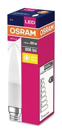 Osram Led Value 7 W Tasarruflu Sarı E14 Ampul Led Ampul