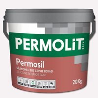 Permolit 5207 Silikonlu Akrilik Yalıtımlı Su Bazlı Dış Cephe Boyası 20 kg Koyu Tuğla