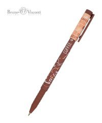 Bruno Visconti Fun Write Plastik Tek Renkli 0.5 mm Kahverengi Tükenmez Kalem