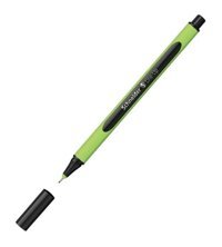 Schneider Line-Up Fiber 191001 Plastik Tek Renkli 0.4 mm İğne Uçlu Siyah Tükenmez Kalem