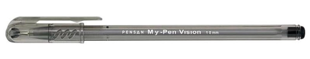 Pensan My Pen Tek Renkli 1 mm Siyah 5'li Tükenmez Kalem