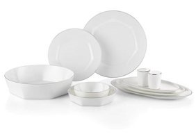 Mislina 12 Kişilik Yemek Takımı 55 Parça Platin