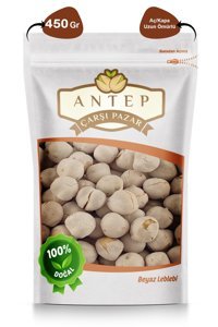 Antep Çarşı Pazar Tuzlu Organik Kıtır Beyaz Leblebi 450 gr