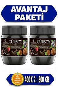 Gürsoy Bitter Çikolatalı Fındık Kreması 2x400 gr