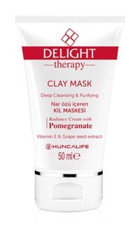 Huncalife Delight Nar Özü İçeren Killi Yüz Maskesi 50 ml