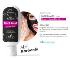 Fitoderman Aktif Karbonlu Black Soyulabilir Yüz Maskesi 100 ml