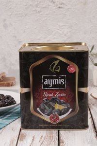 Aymis Yağlı Sele Siyah Zeytin Teneke 10 kg