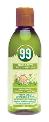 99 Göz Yakmayan Hipoalerjenik Hassas Ciltler İçin Bebek Şampuanı 200 ml
