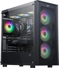Eternal Power Pro X RGB Mesh 3 Fanlı Siyah Dikey ATX Oyuncu Bilgisayar Kasası