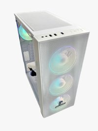 Gameforce Wmesh RGB Mesh 4 Fanlı Beyaz Dikey ATX Oyuncu Bilgisayar Kasası