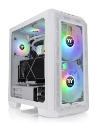 Thermaltake 300Mx Tg Ca-1P6-00M6Wn-00 RGB Mesh Sıvı Soğutmalı 3 Fanlı Beyaz Dikey Mid Tower Oyuncu Bilgisayar Kasası