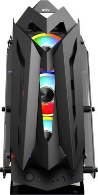 Izoly Ls-900B RGB 5 Fanlı Siyah Dikey FULL Tower Oyuncu Bilgisayar Kasası