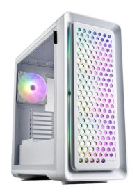 Fsp Cut593P RGB 3 Fanlı Beyaz Dikey Mid Tower Oyuncu Bilgisayar Kasası