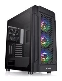 Thermaltake Versa T27 Tg RGB Mesh 3 Fanlı Siyah Dikey Mid Tower Oyuncu Bilgisayar Kasası