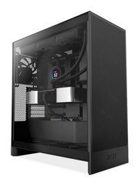Nzxt H7 Flow 2024 Cm-H72Fb-01 Mesh Sıvı Soğutmalı 3 Fanlı Siyah Dikey Mid Tower Oyuncu Bilgisayar Kasası