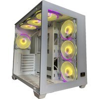 Gameforce Lıquıd 7 Fanlı Beyaz Dikey ATX Oyuncu Bilgisayar Kasası