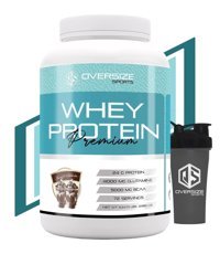 Oversize Sports Premium Çikolatalı Whey Protein Protein Tozu 2380 gr