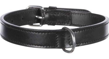 Trixie Gerçek Deri L-XL Ayarlanabilir Boyun Köpek Tasması Siyah