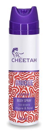 Cheetah Unique Çiçeksi Pudrasız Ter Önleyici Sprey Kadın Deodorant 150 ml