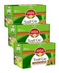 Doğuş Tarçın-Karanfil-Yeşil Karışık Poşet Bitki Çayı 3x20 Adet