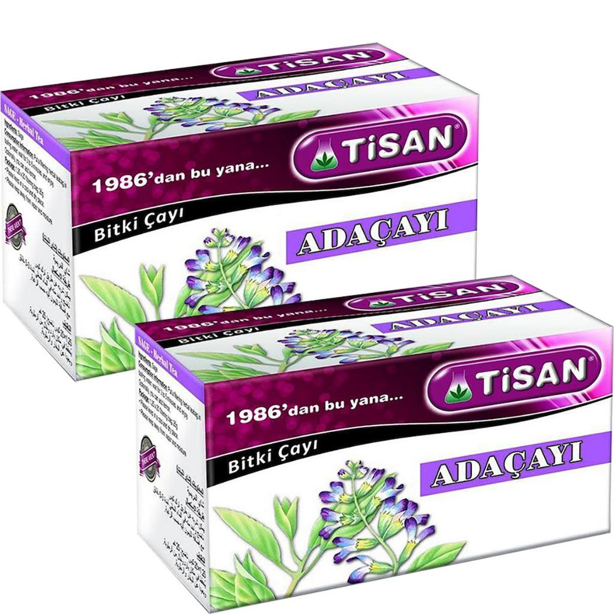 Tisan Adaçayı Poşet Bitki Çayı 2.5 gr 2x20 Adet