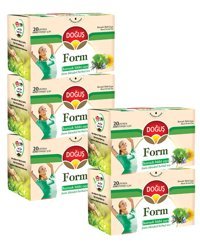 Doğuş Form Sarı Kantaron-Biberiye-Sinameki Karışık Poşet Bitki Çayı 5x20 Adet