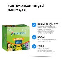 Fortem Aslan Pençesi-Civan Perçemi Çiçeği-Hayıt Organik Karışık Poşet Bitki Çayı 40 Adet