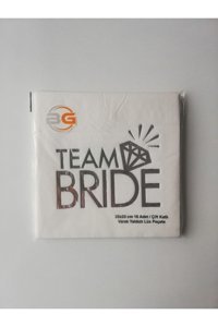 MFM Parti Team Bride Desenli Kağıt Peçete 16'lı