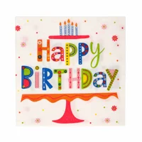 Karaca Home Happy Birthday Desenli Kağıt Peçete 20'li
