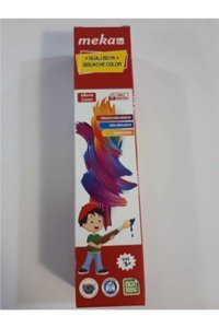 Mekafix Çok Renkli 6'lı Guaj Boya Set