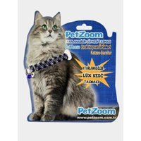 Petzoom Katzen Garnitür Zilli Çok Renkli Gezdirme Boyun Kedi Tasması