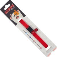 Lepus Pet Products Zilli Kırmızı Gezdirme Boyun Kedi Tasması